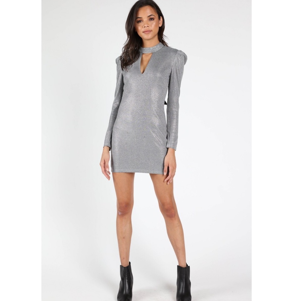 Silver keyhole Dress - Picture 4 of 6